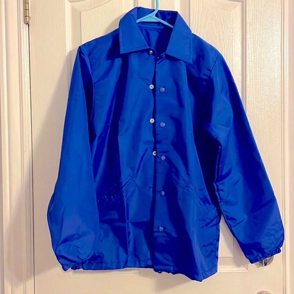 Vintage Felco Jacket made in the USA, blue with snap closure, perfect condition